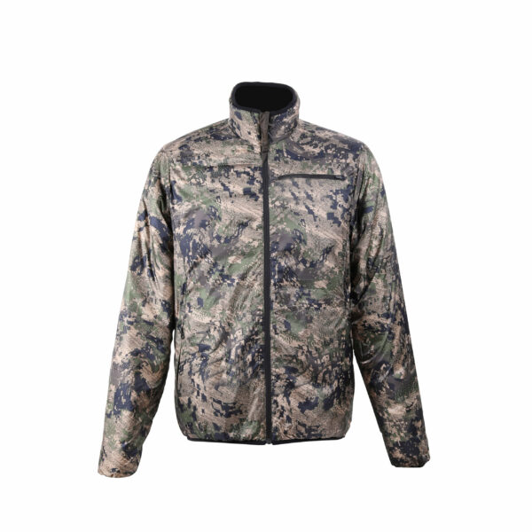 Reversible padding hunting jacket