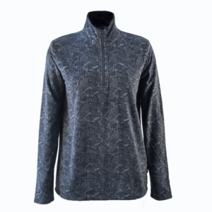 Custom Unisex printed Micro fleece Pullover with Half Zipper