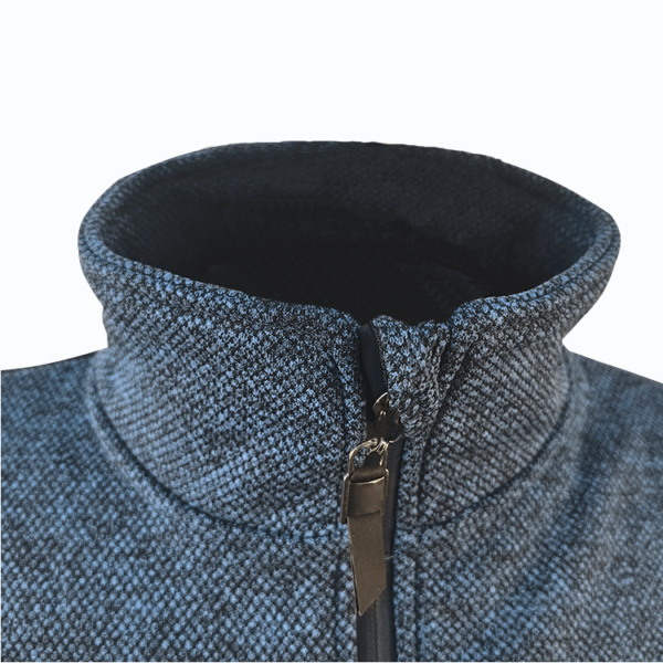Custom Women's Jacquard Fleece and Padding Hybrid Jacket - Image 5
