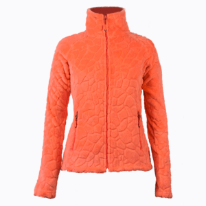 Custom Women's Jacquard Coral Fleece Jacket