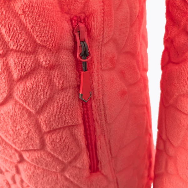Custom Women's Jacquard Coral Fleece Jacket - Image 5