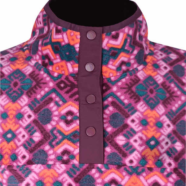 Custom Women's Printed Jacquard Polar Fleece Jacket - Image 4