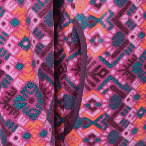Custom Women's Printed Jacquard Polar Fleece Jacket - Image 5