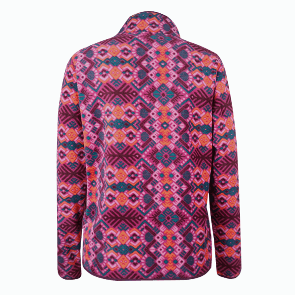 Custom Women's Printed Jacquard Polar Fleece Jacket - Image 3