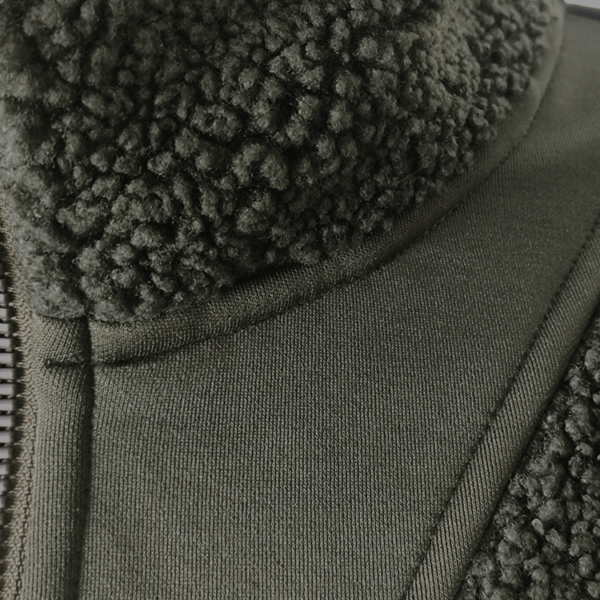 Custom Women's Durable Warm Pile Stretch Fleece Riding Jacket Hooks - Image 4