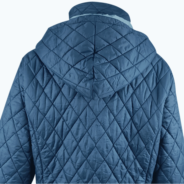 Custom Women's Classic functional Quilted Riding Long Jacket - Image 5