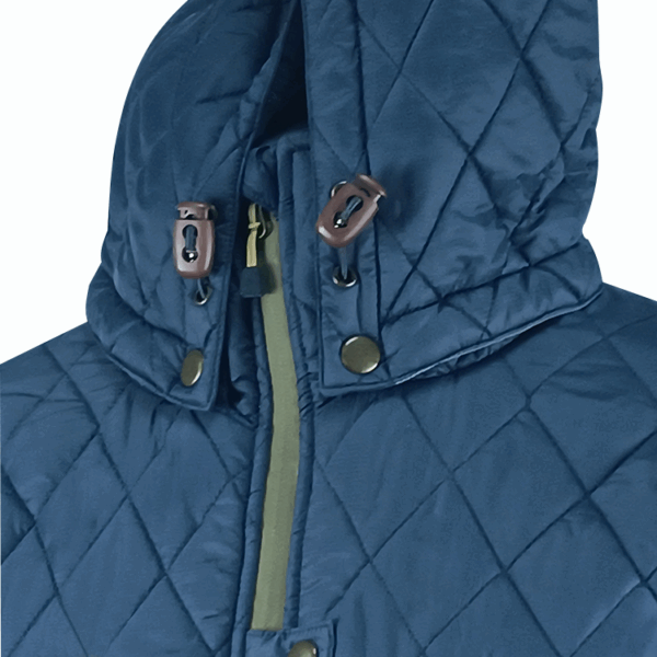 Custom Women's Classic functional Quilted Riding Long Jacket - Image 6
