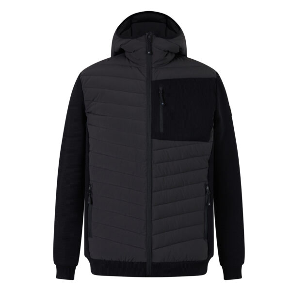 Custom Men's Padding Jacket With Knitted panel