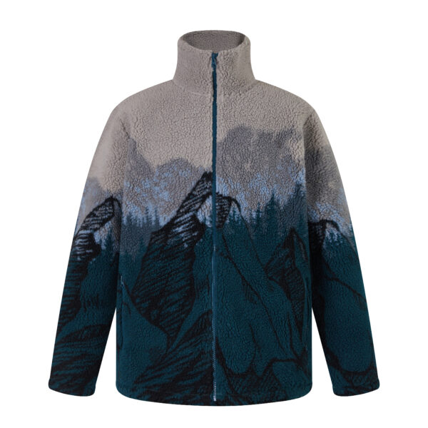 Custom Men's Jacquard Pile Jacket