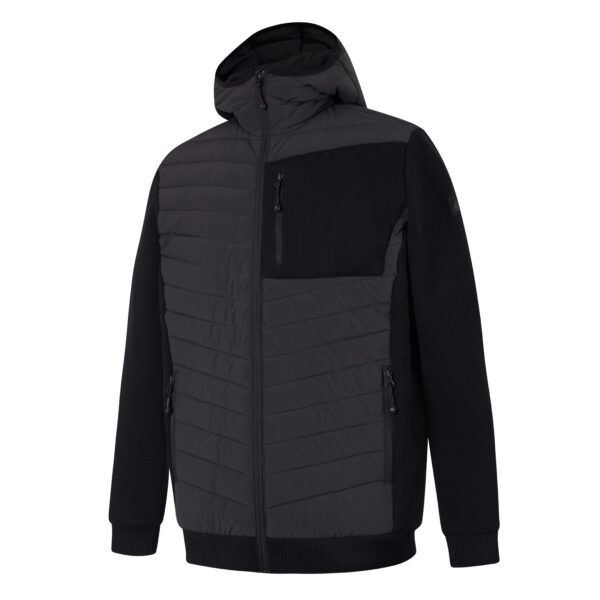 Custom Men's Padding Jacket With Knitted panel