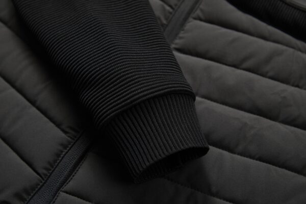 Custom Men's Padding Jacket With Knitted panel