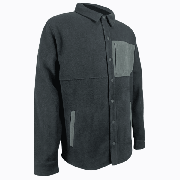 Custom fleece boned mens top shirt